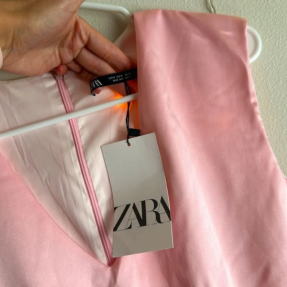 Zara Satin Effect Mini Dress 🌷​ - Picture 3 of 3